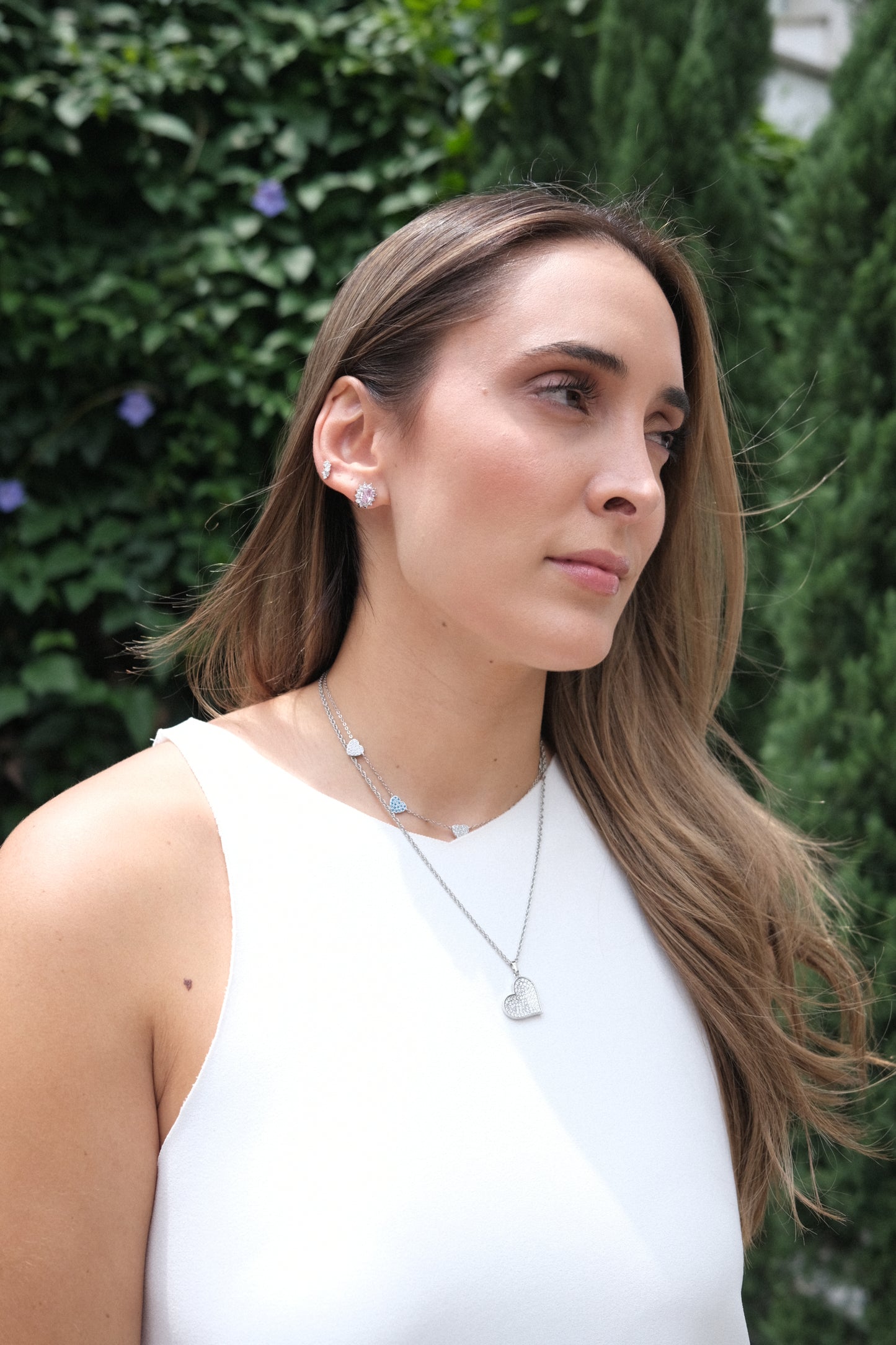 Aretes Lady Di Rosa