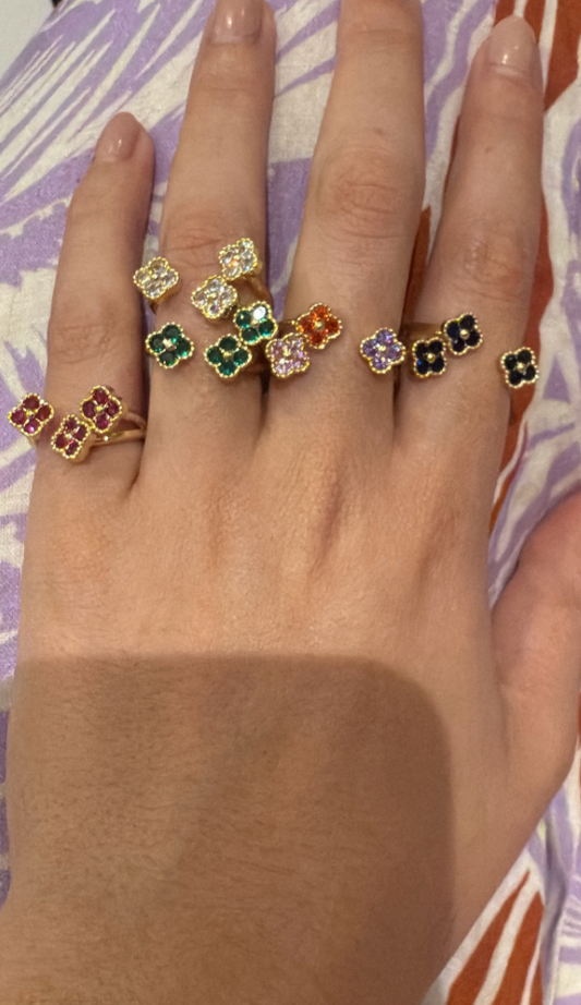 Anillo Estefania Dorado Edicion Limitada