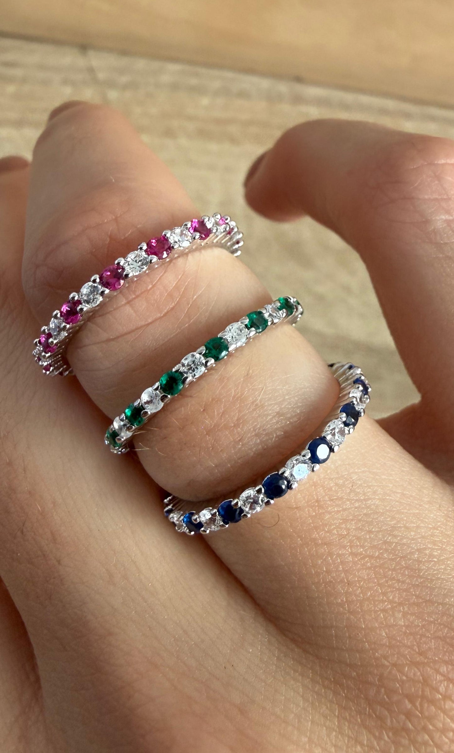 Anillo Infinto Esmeralda