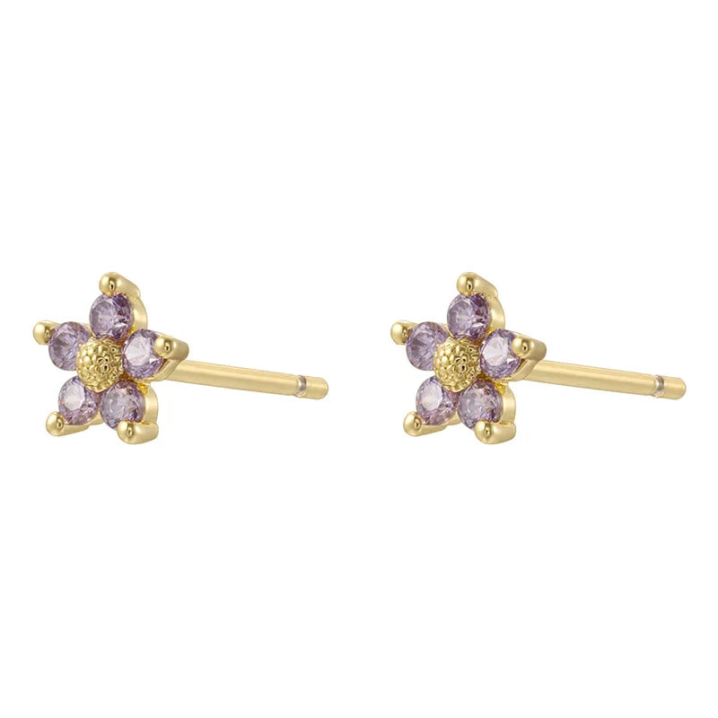 Piercing Flor Lila