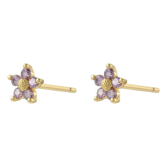 Piercing Flor Lila
