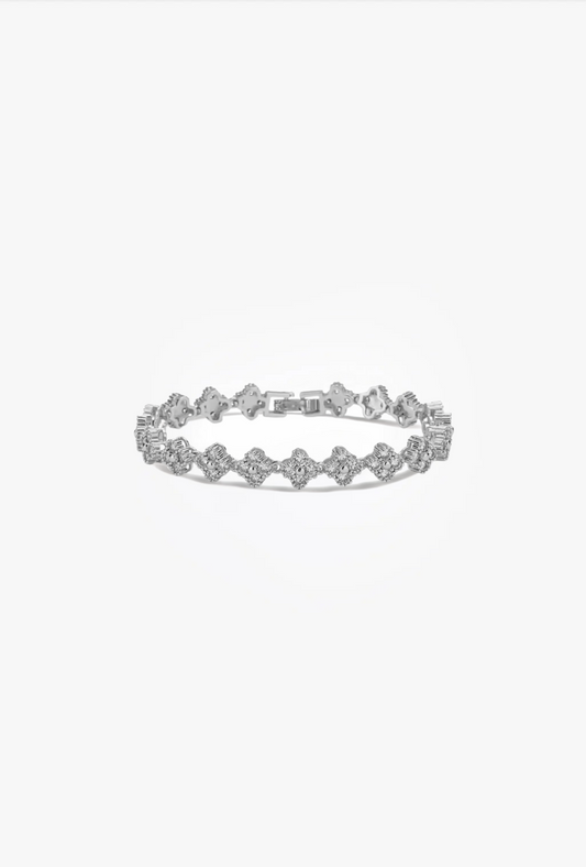 Pulsera Estefania Plateada