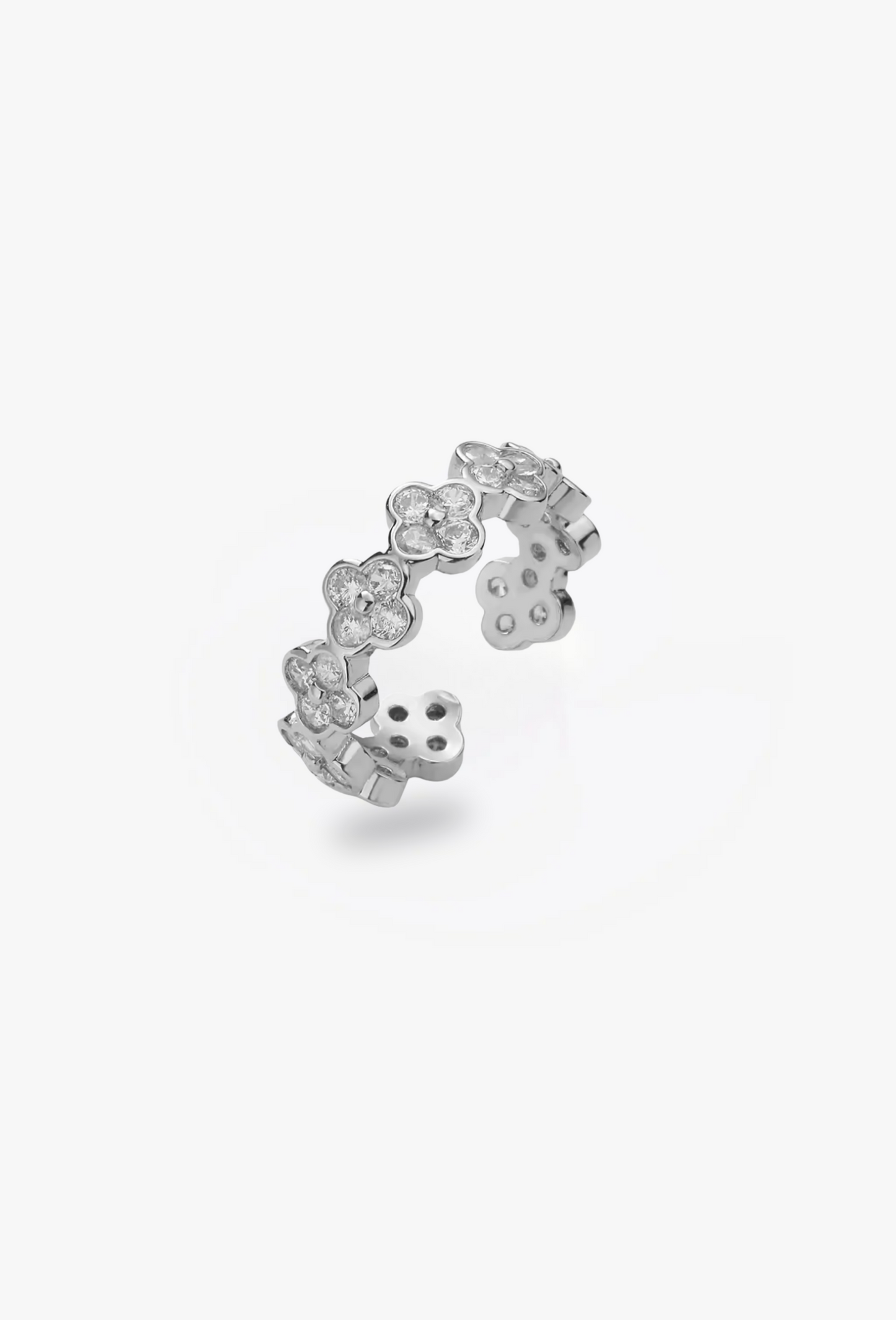 Anillo Estefania Plateado