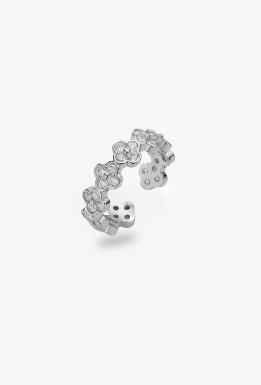 Anillo Estefania Plateado