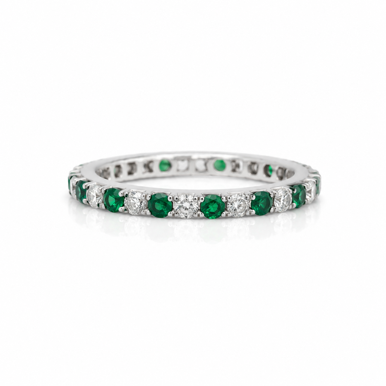 Anillo Infinto Esmeralda