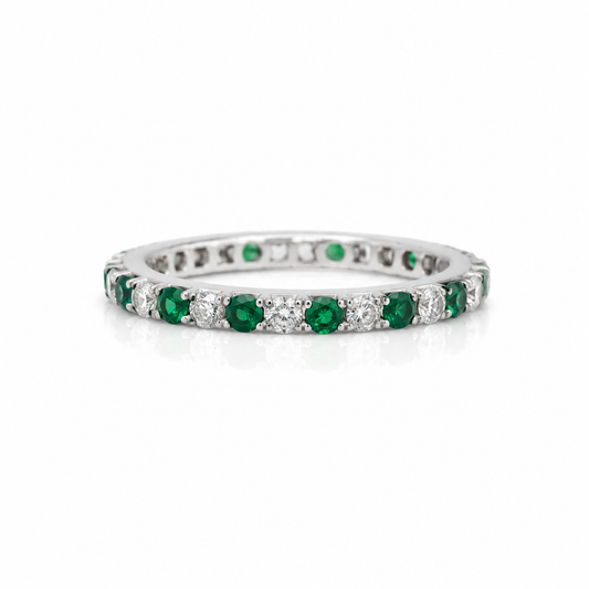 Anillo Infinto Esmeralda