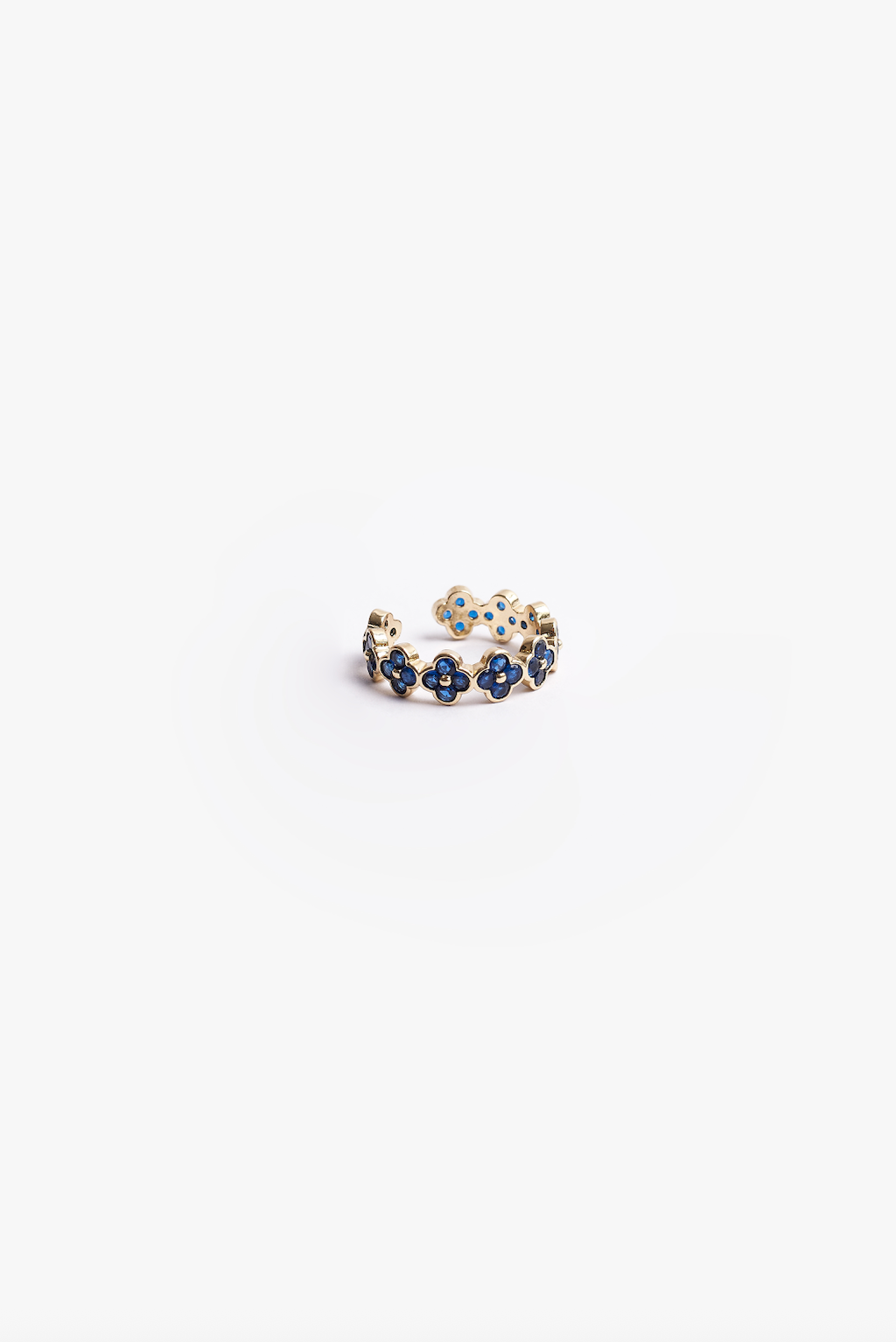 Anillo Estefania Dorado Azul