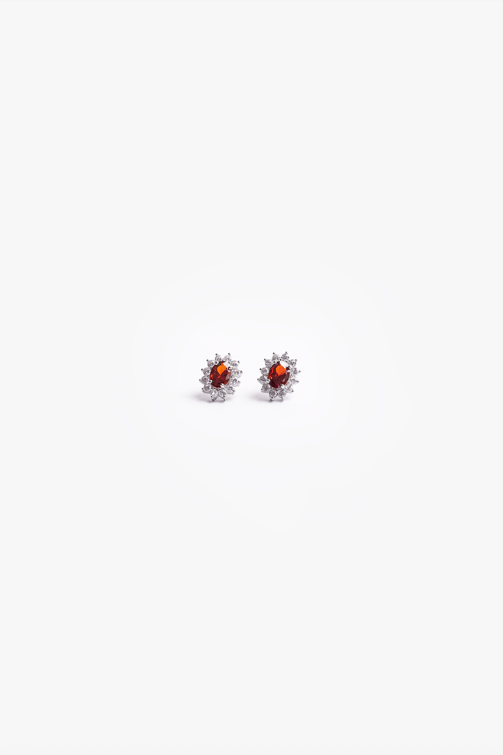 Aretes Lady Di Rojo