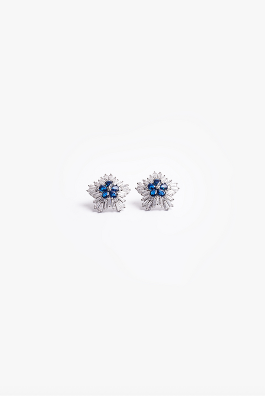 Aretes Elizabeth Azul
