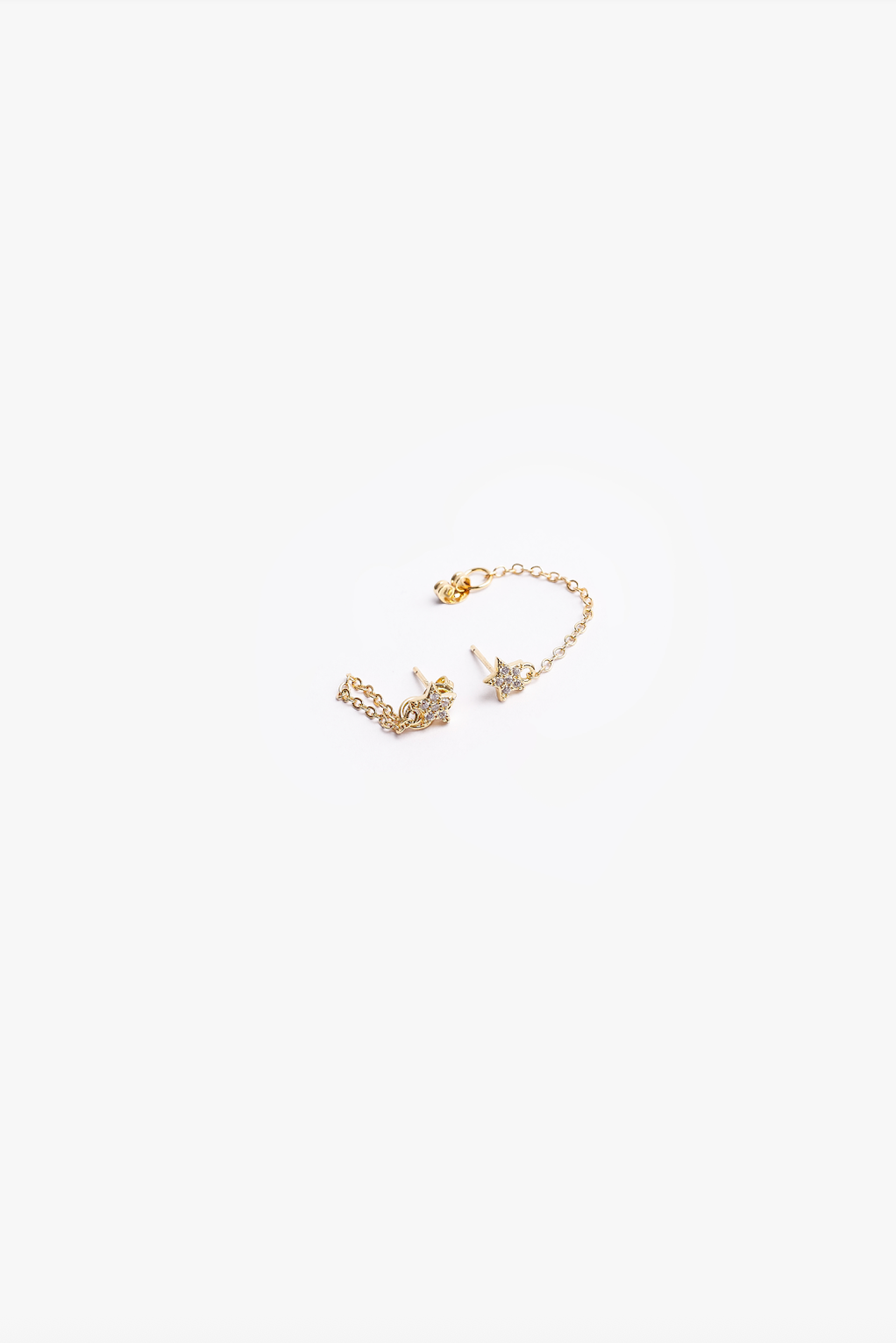 Piercing Estrella Colgante Dorado