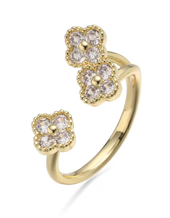 Anillo Estefania Dorado Edicion Limitada
