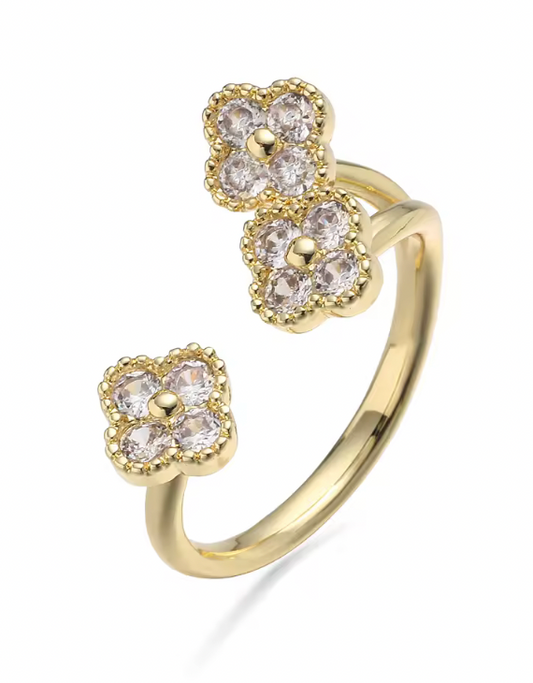 Anillo Estefania Dorado Edicion Limitada