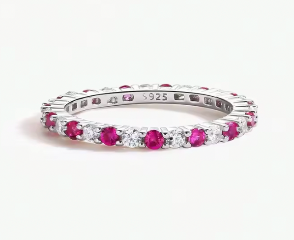 Anillo Infinito Rubi