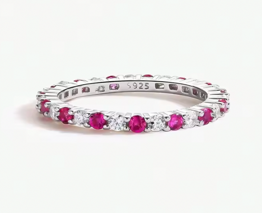 Anillo Infinito Rubi