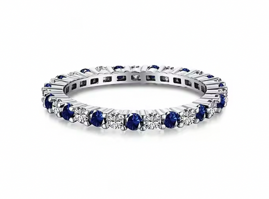 Anillo Infinito Zafiro