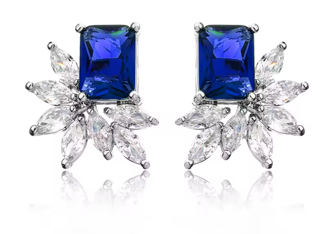 Aretes Sienna Azules