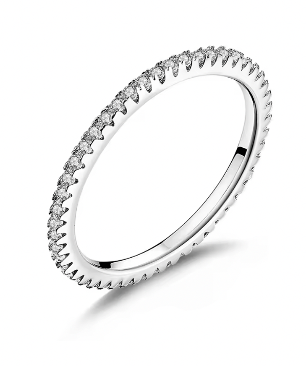 Anillo Infinito Plateado