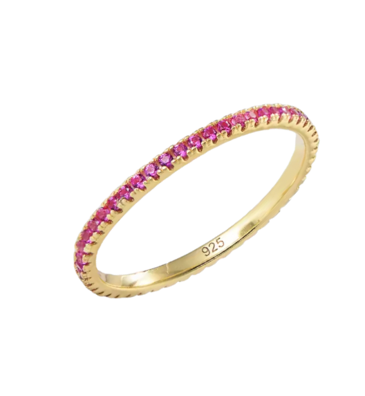 Anillo Infinito Rubi