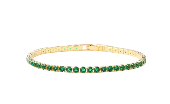 Pulsera Infinito Esmeralda