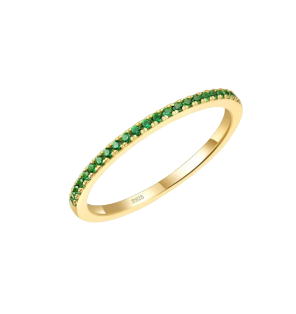 Anillo Infinito Esmeralda