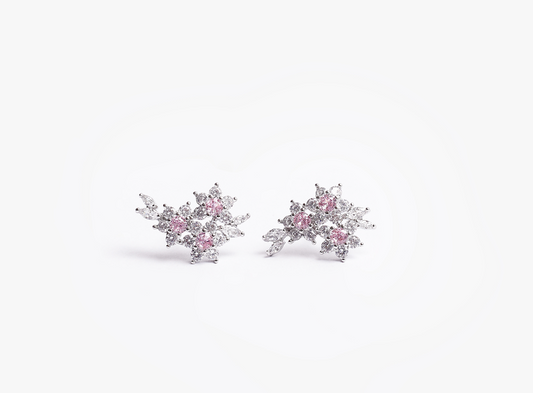 Aretes Dahlia Rosa