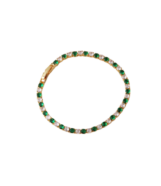 Pulsera Puntos Esmeralda