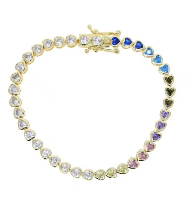 Pulsera Corazones