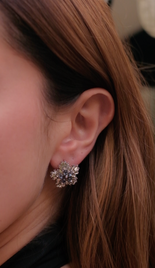 Aretes Elizabeth Azul