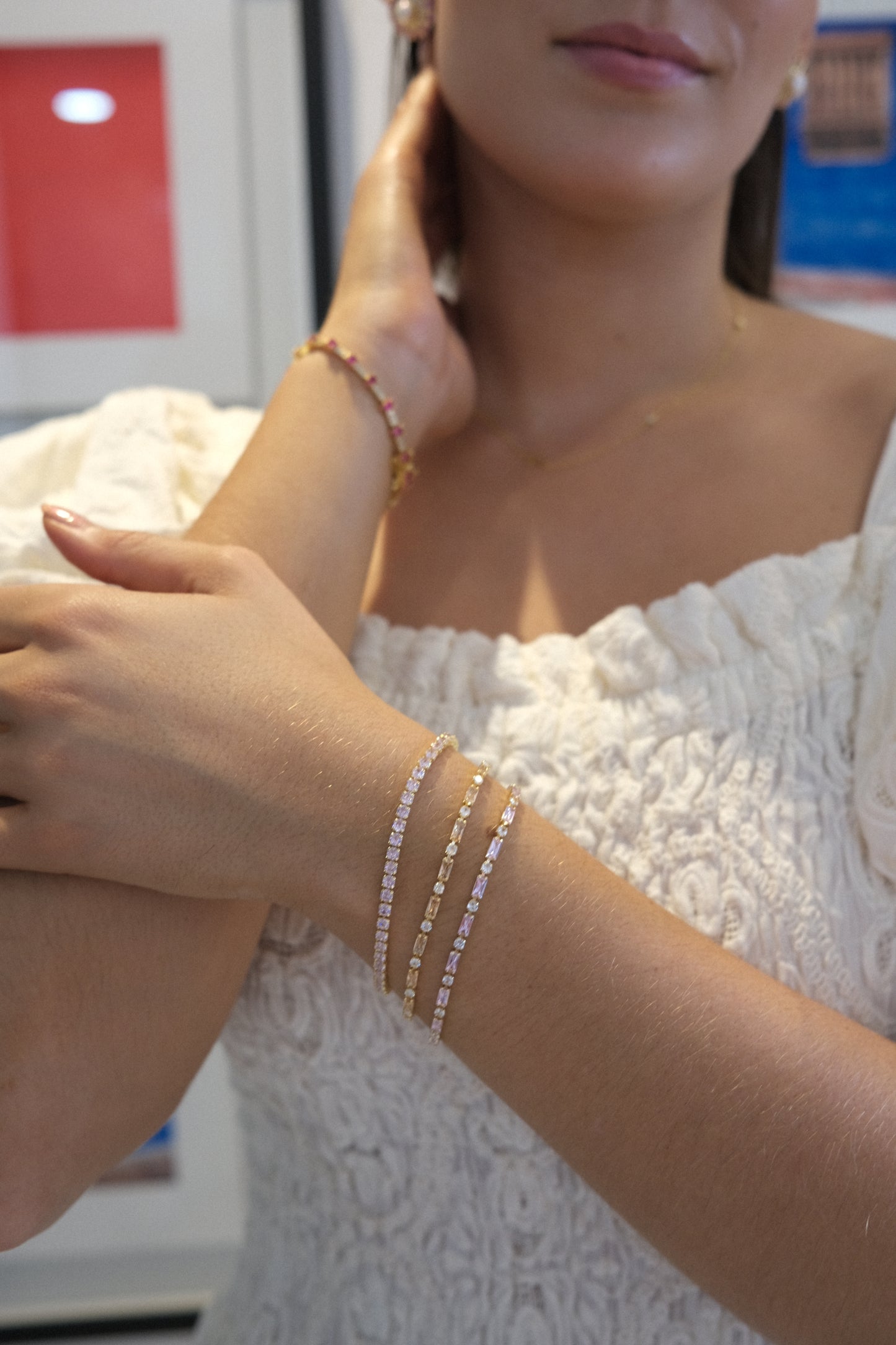 Pulsera Rosa Claro