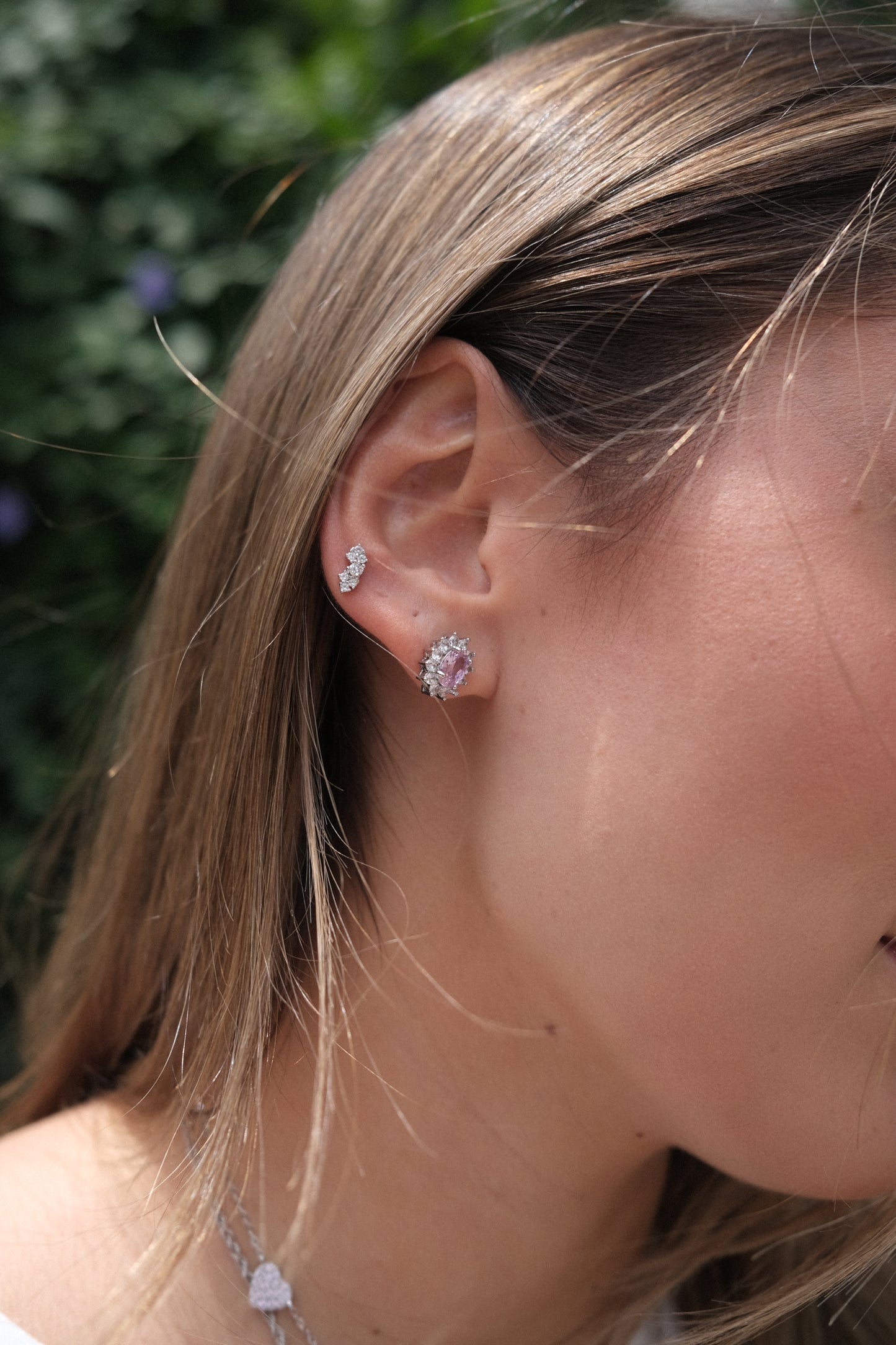 Aretes Lady Di Rosa