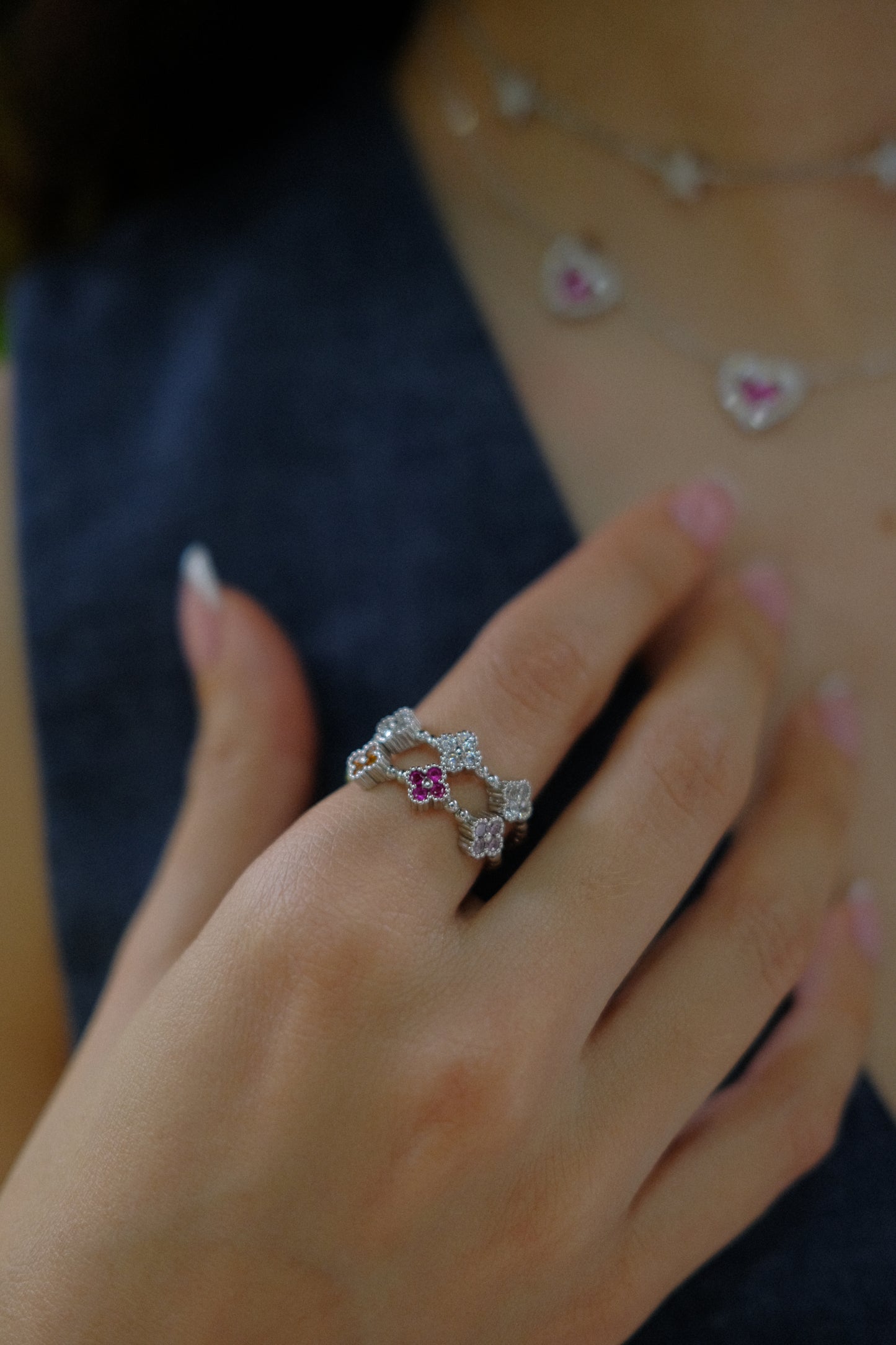 Anillo Estefania Multicolor Mini